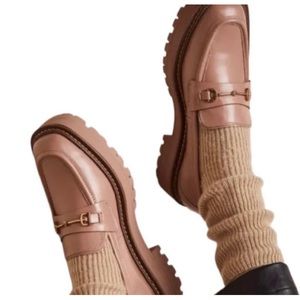 Sam Edelman Laurs Lug Sole Loafer Maple Sugar Size 8